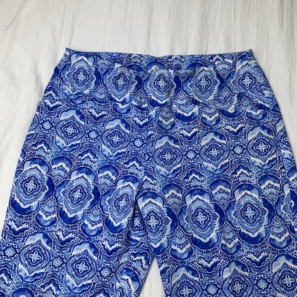Ibkul Women's Venetian Tile Size 2 Golf Ankle Pant Tennis UPF 50 Stretch Pull On - Picture 3 of 11